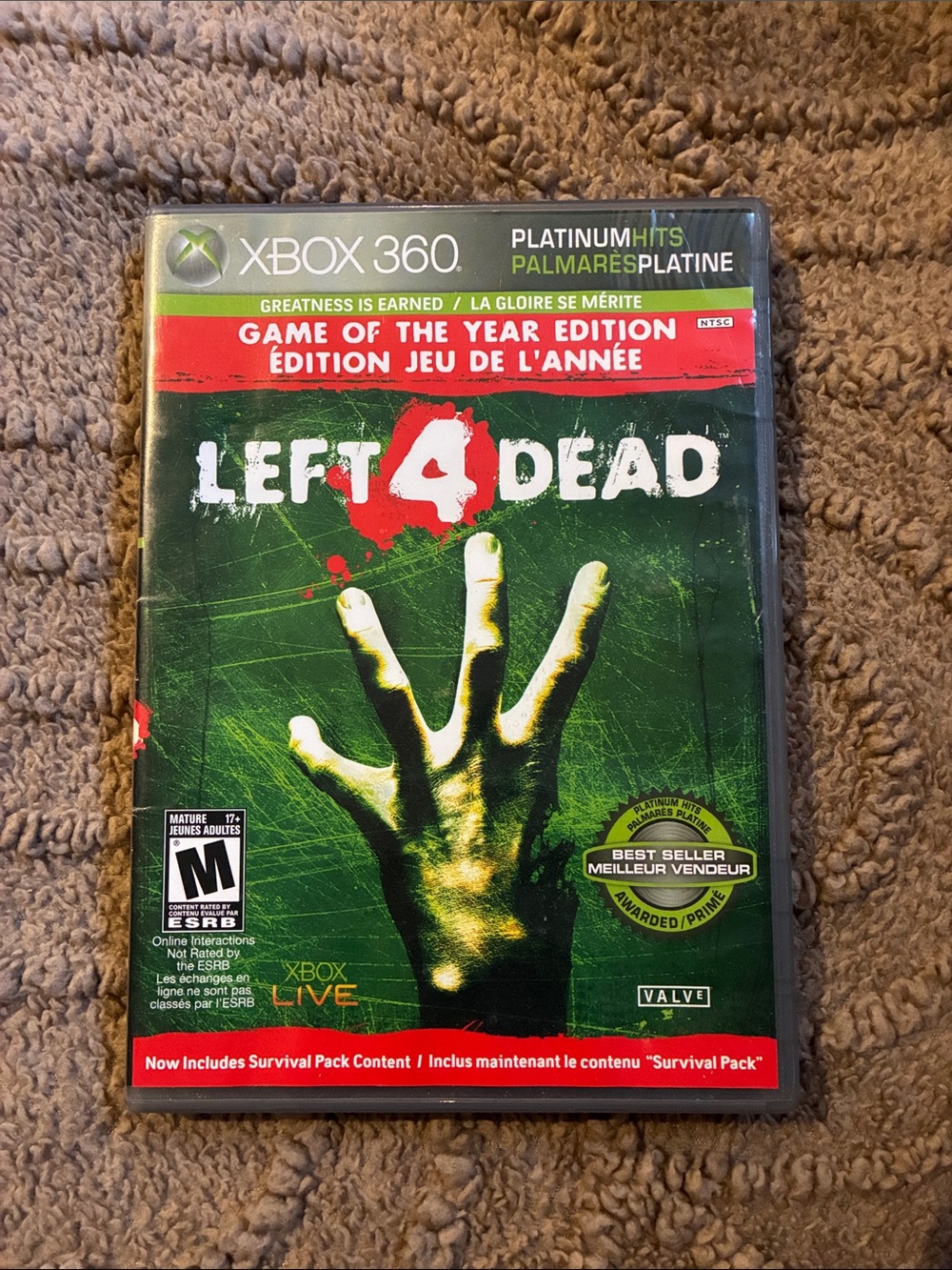 Left 4 Dead Xbox 360 Tested and Complete